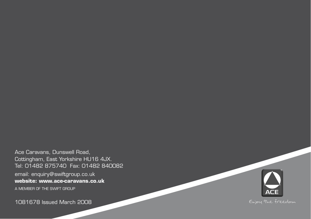 Swift Awning Size Chart