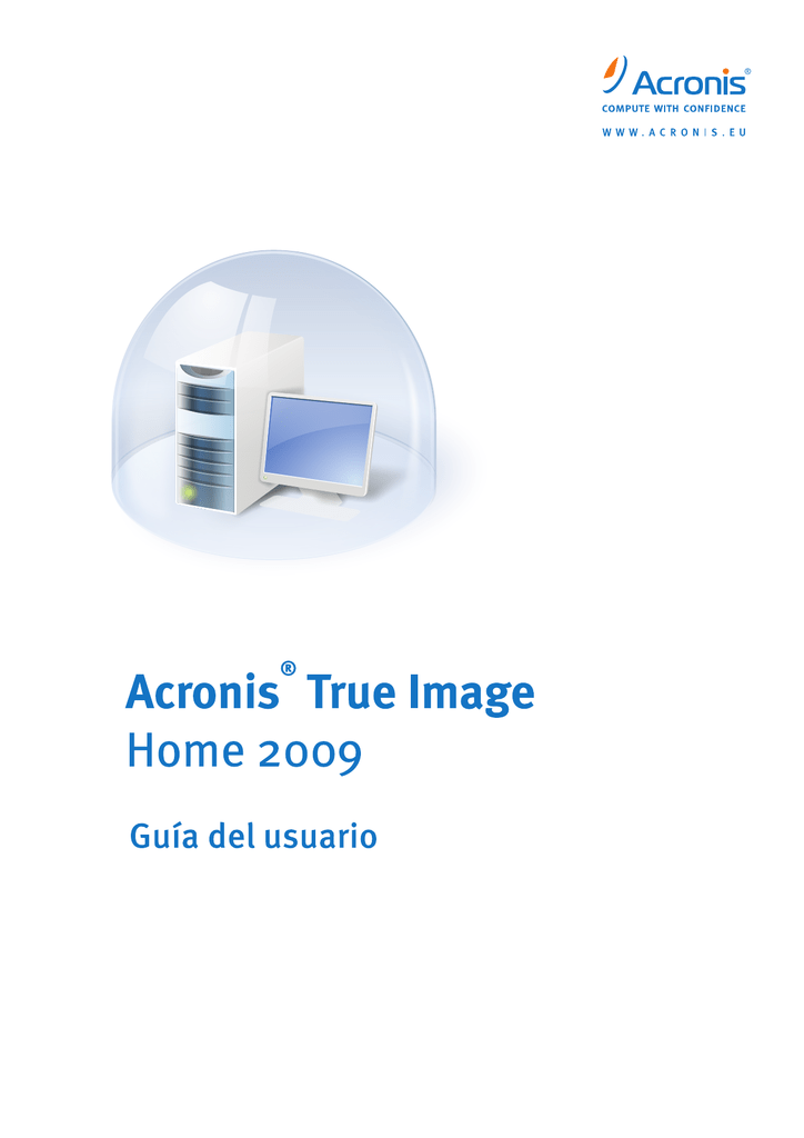 acronis true image home 2009 manual