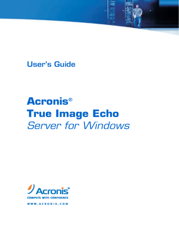 acronis true image echo server for windows