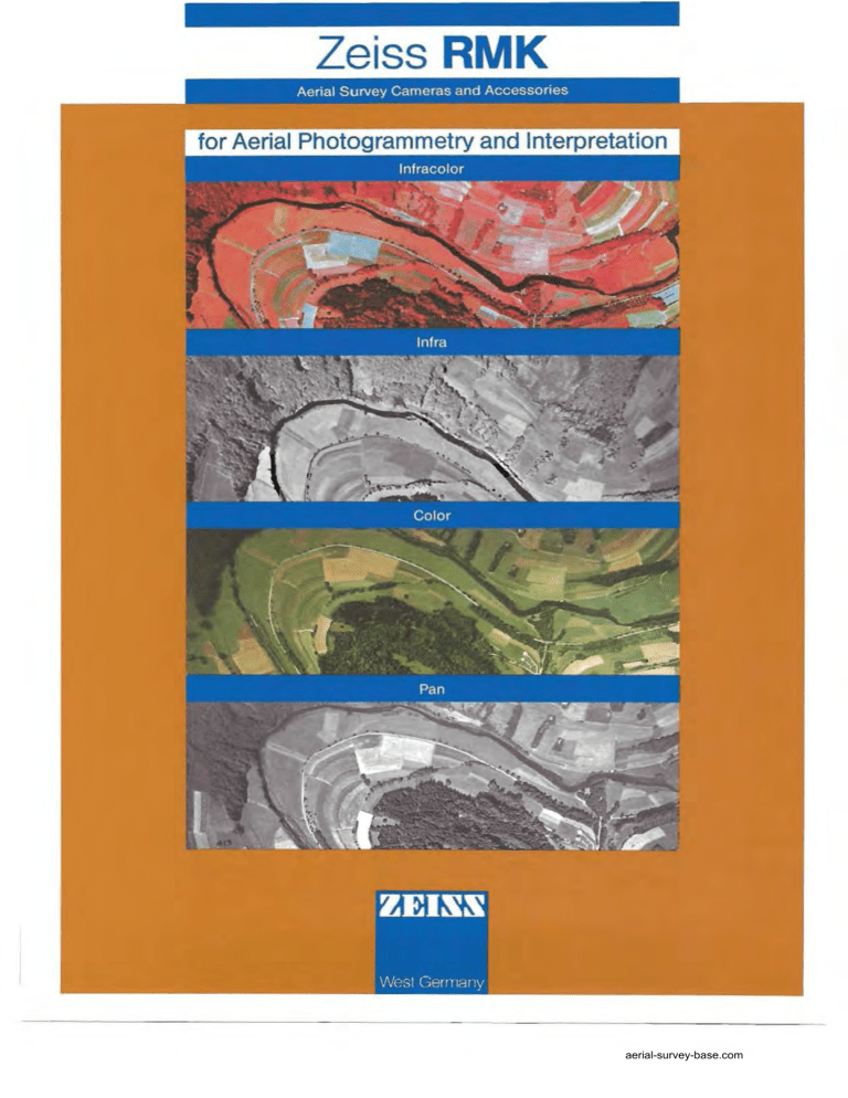 Zeiss Rmk A For Aerial Photogrammery And Interpretation Manualzz