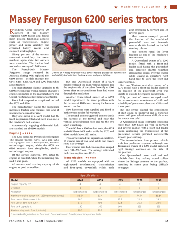 Massey Ferguson 60 Series Tractors Manualzz