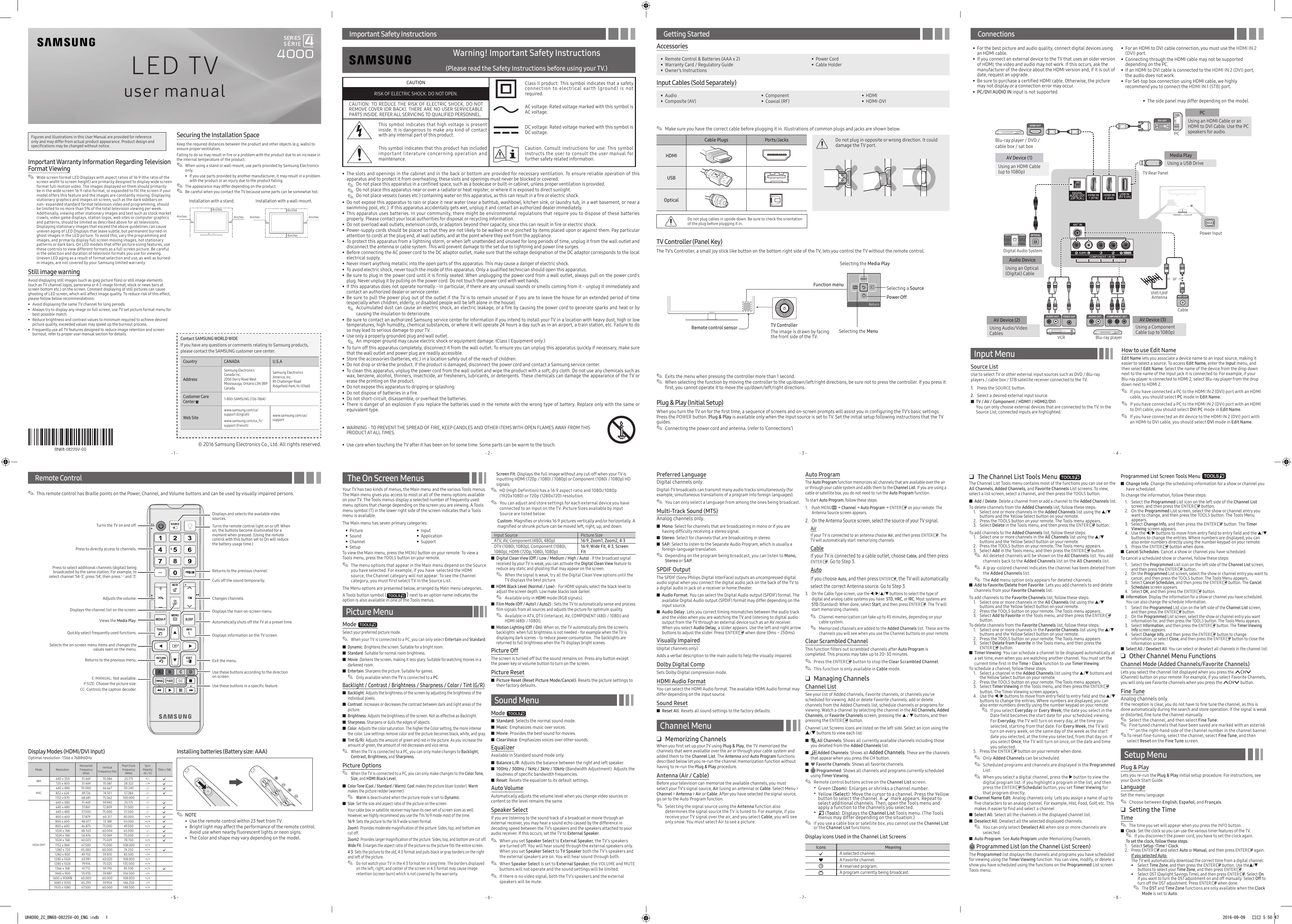 Samsung Series 4000 Un24h4000bf 5003 Series Clp 310 User Manual Manualzz