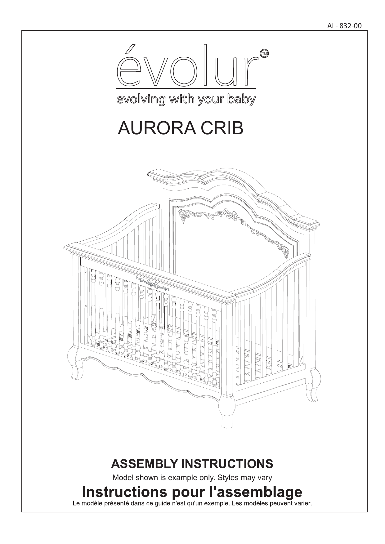 Aurora Crib Ai 6 Re00 Manualzz Aurora Crib Ai 6 Re00 Manualzz
