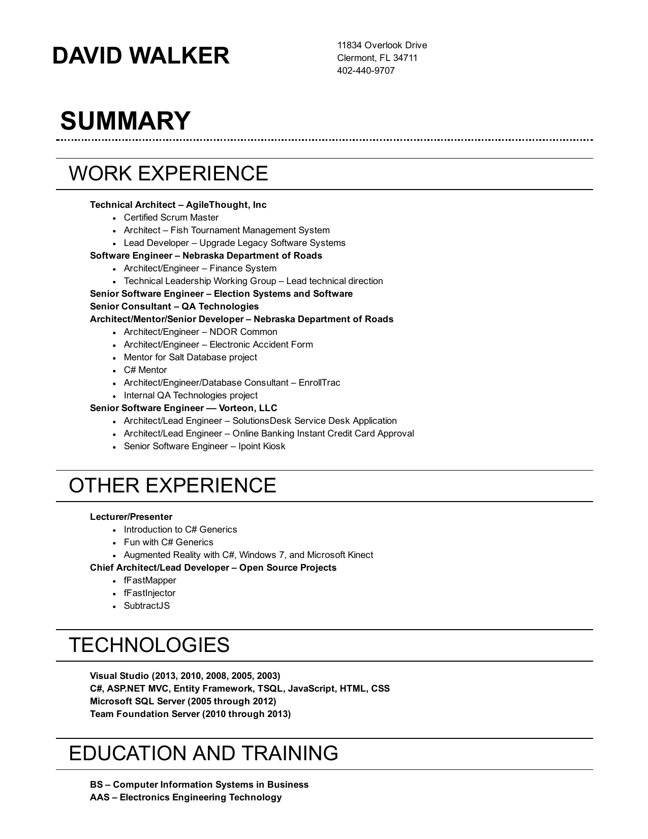 Resume Manualzz