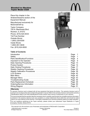 Taylor Ice Cream Machine Parts Diagram | Reviewmotors.co