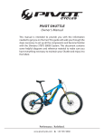Pivot Shuttle Series Owner's Manual