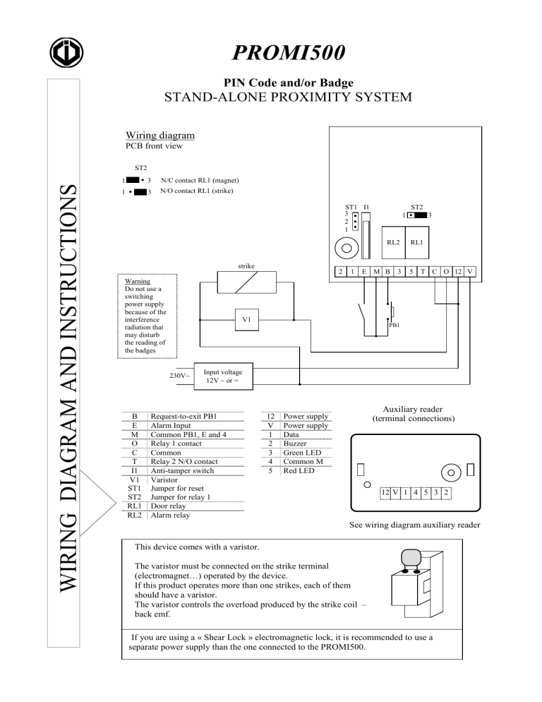 Promi500 Manual Manualzz