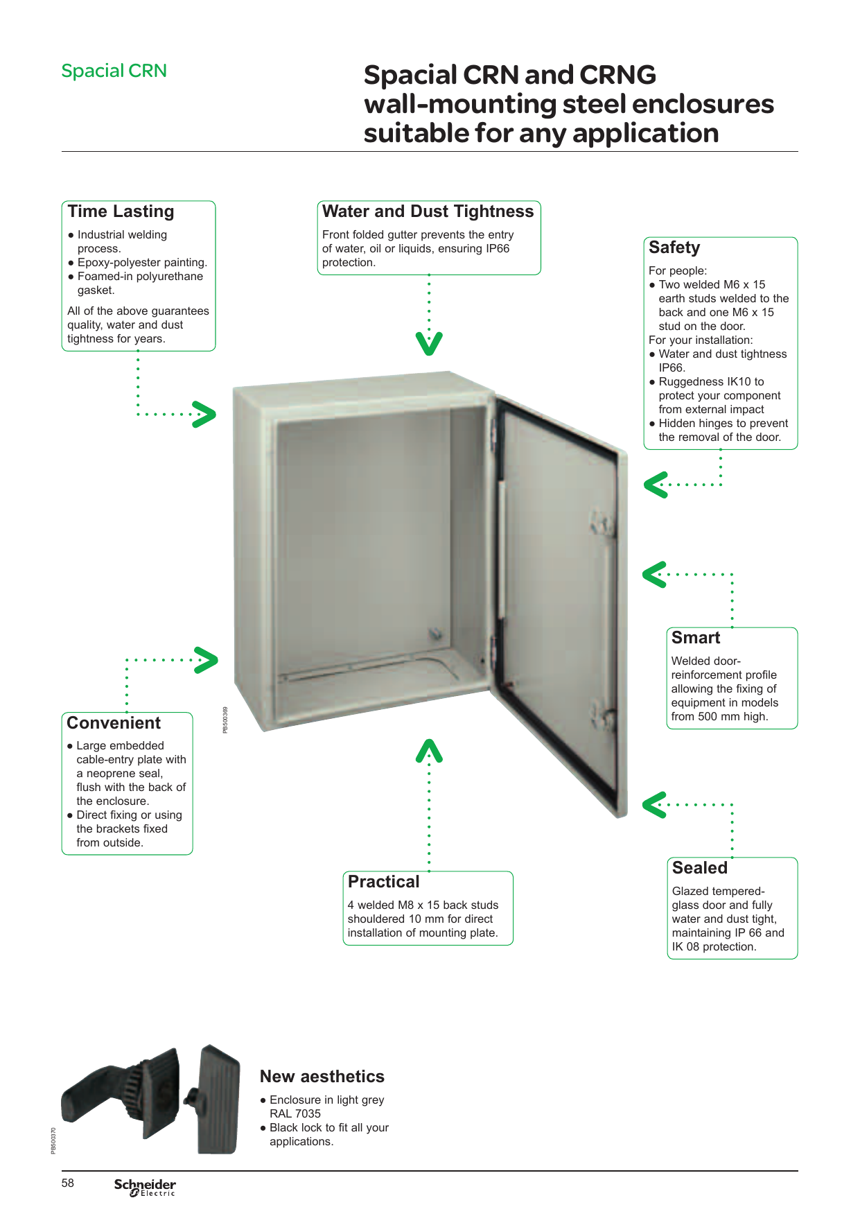 Spacial Crn And Crng Wall Mounting Steel Enclosures Suitable