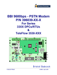 Remote Automation Solutions Bristol 9600bps Modem Owner's Manual