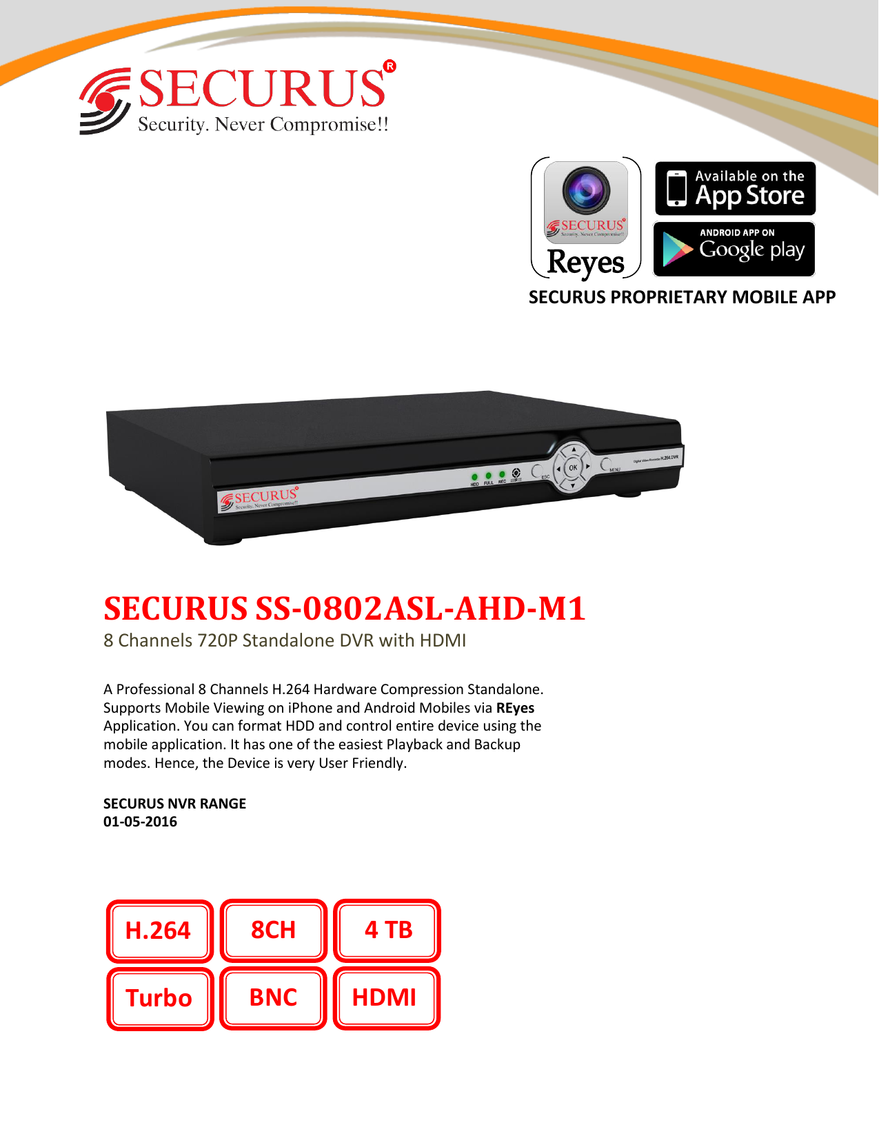 Securus Ss 0802asl Ahd M1 Manualzz