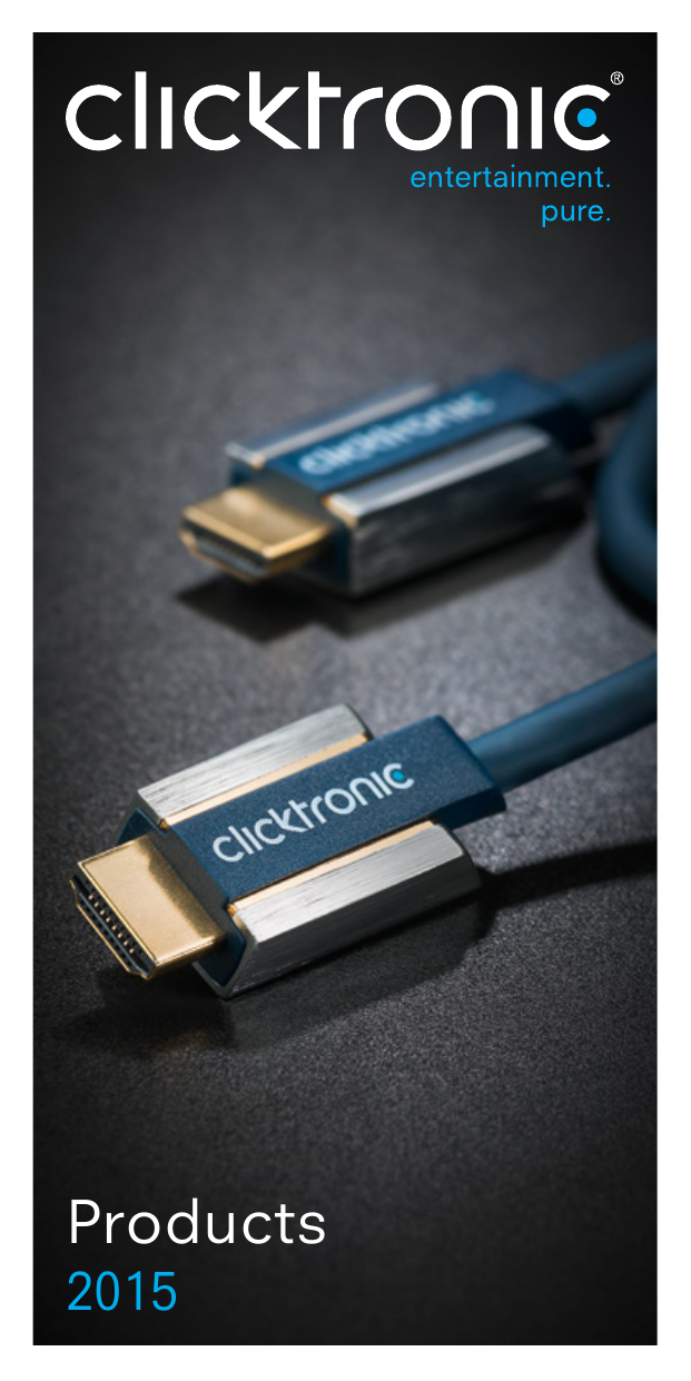 Clicktronic MP3 sound duo Adapter for simultaneous connection of two headphones