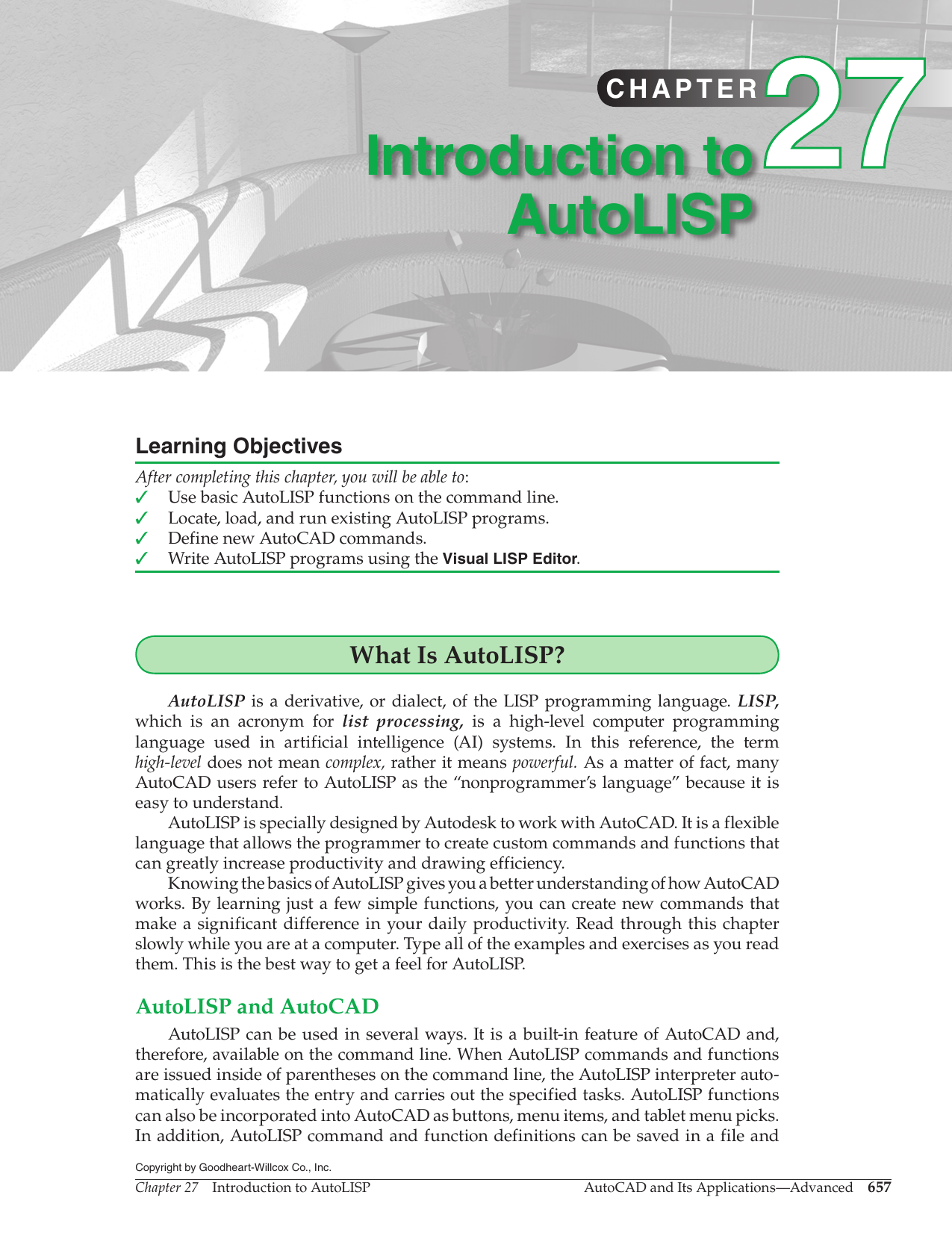 autocad lisp basics