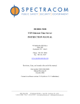 Spectracom Model 9188 Manual | AI Chat &amp; PDF Access