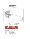 Drain Cleaner Junior JU-M135 User Manual
