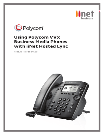 Using Polycom VVX Business Media Phones with iiNet | Manualzz