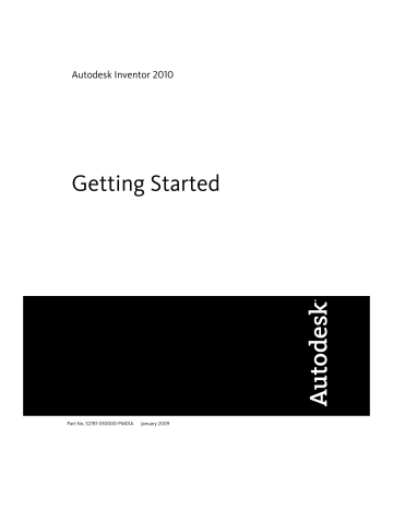 Autodesk Inventor 2010 Getting Started | Manualzz