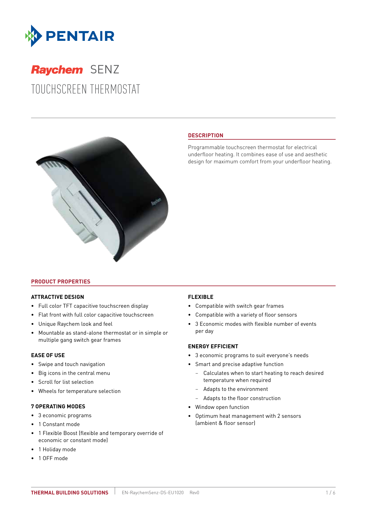 Raychem Senz Data Sheet Manualzz