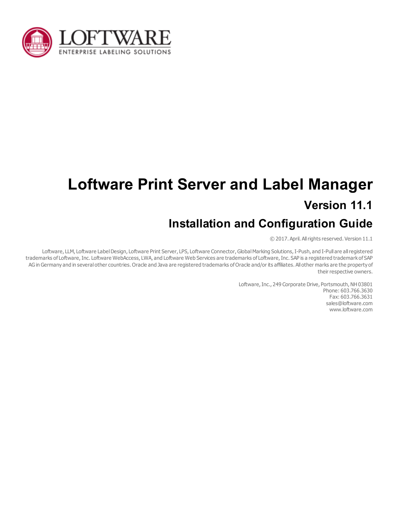 loftware print server