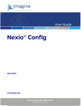 Nexio Config User Guide