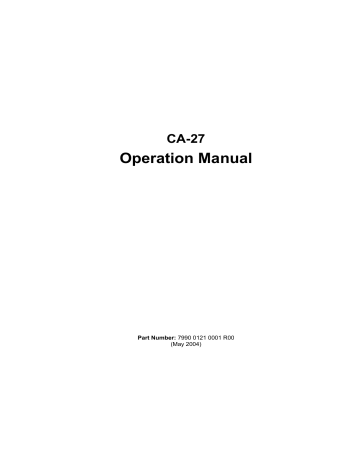 Operation Manual | Manualzz