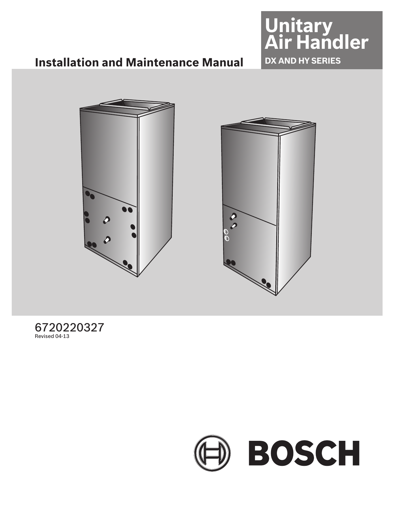 Bosch Thermotechnology 7738002700 DX Series 2 Tons Horizontal and