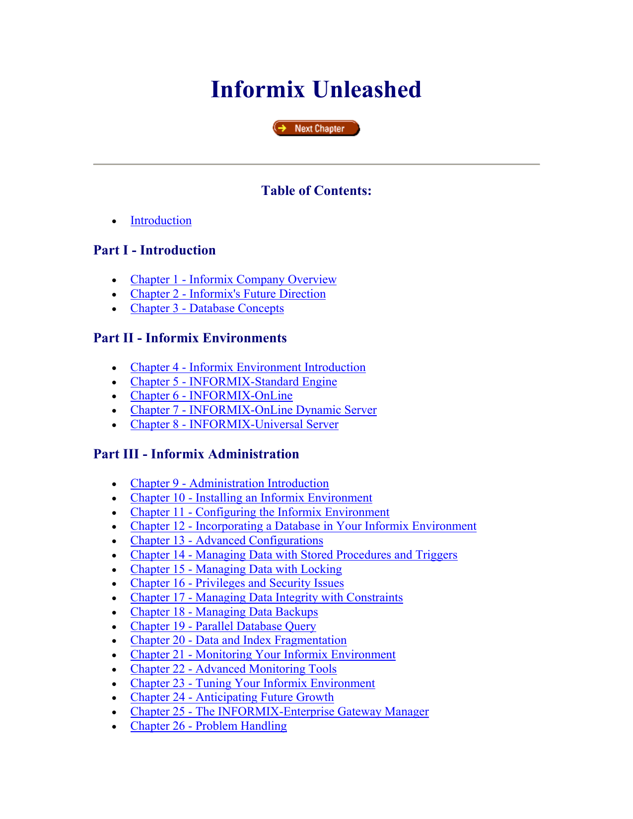 Informix Unleashed Worldcolleges Info Manualzz