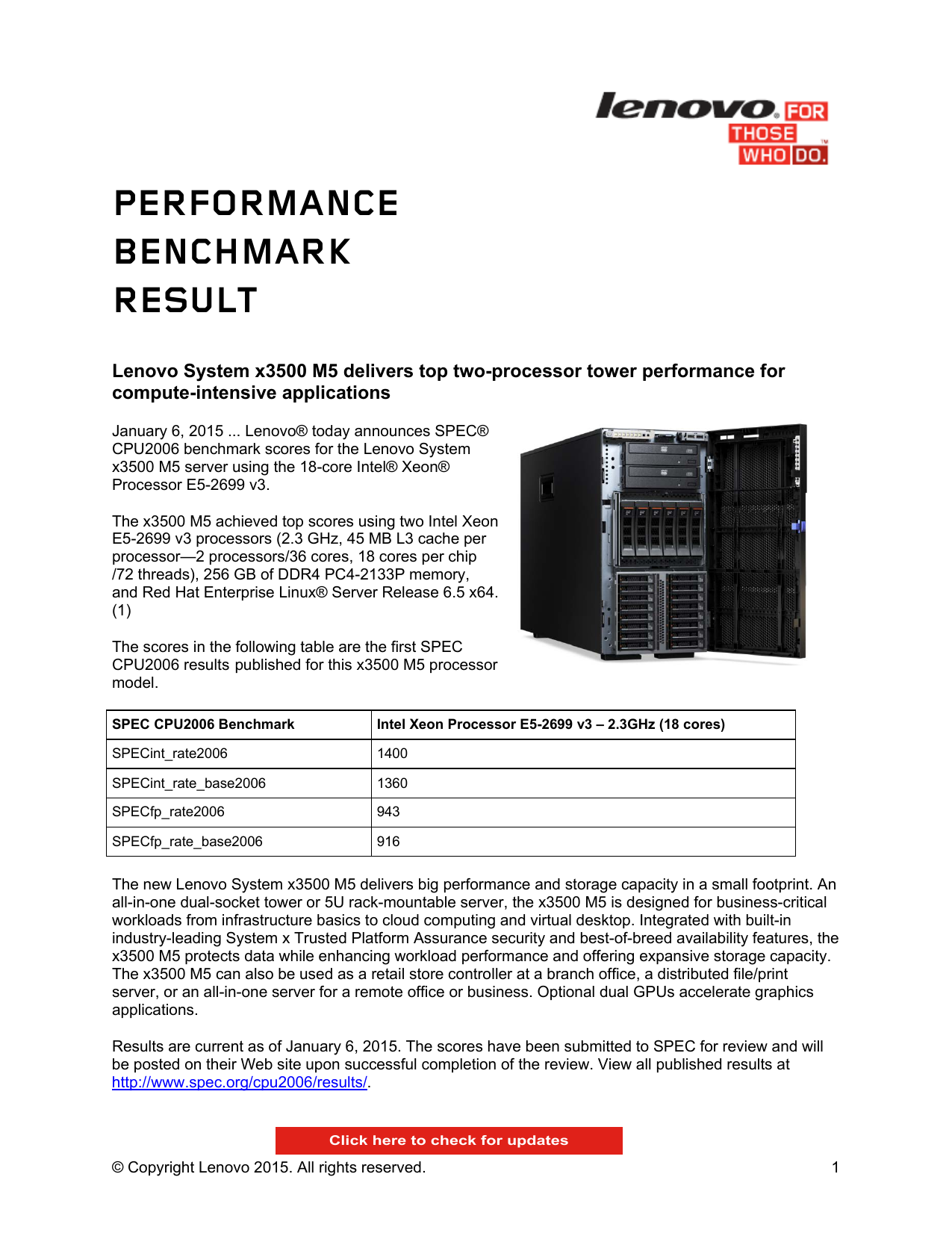 Performance Benchmark Result Manualzz