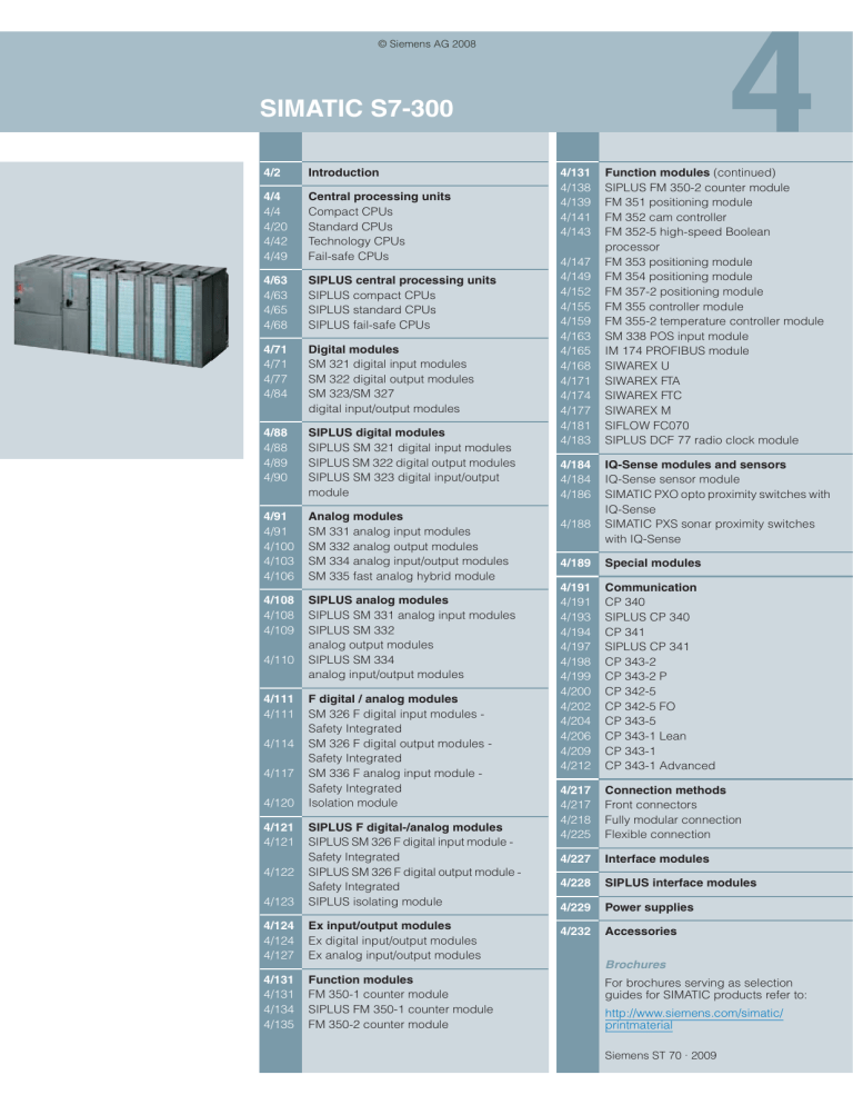 Simatic S7-300 | Manualzz