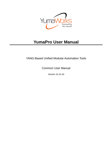 YumaPro User Manual | Manualzz