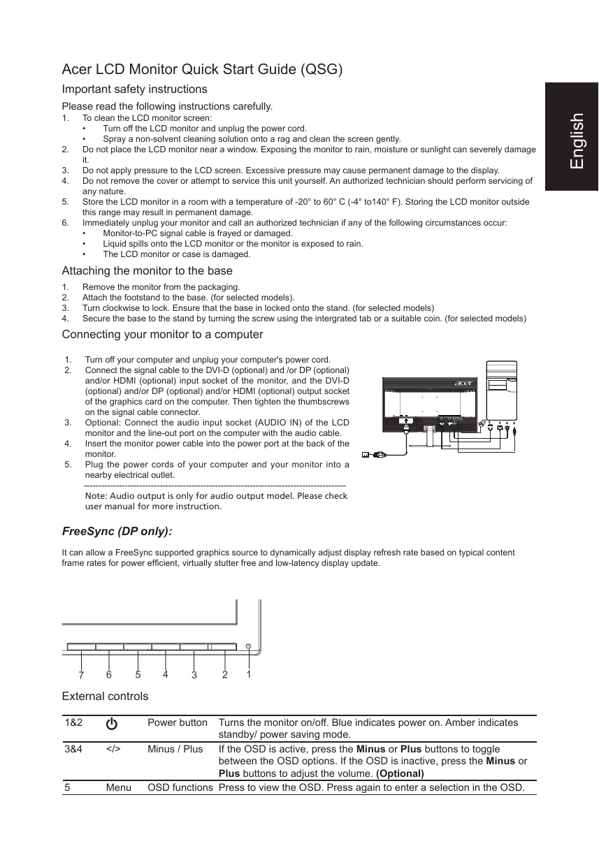 Acer RT280K Quick start guide | Manualzz