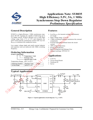 Silergy Corp. Confidential-Prepared For Grandbeing | Manualzz