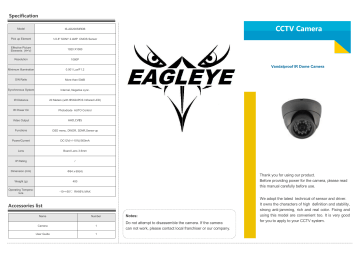 Eagleye IS-AD130IG40 manual | Manualzz