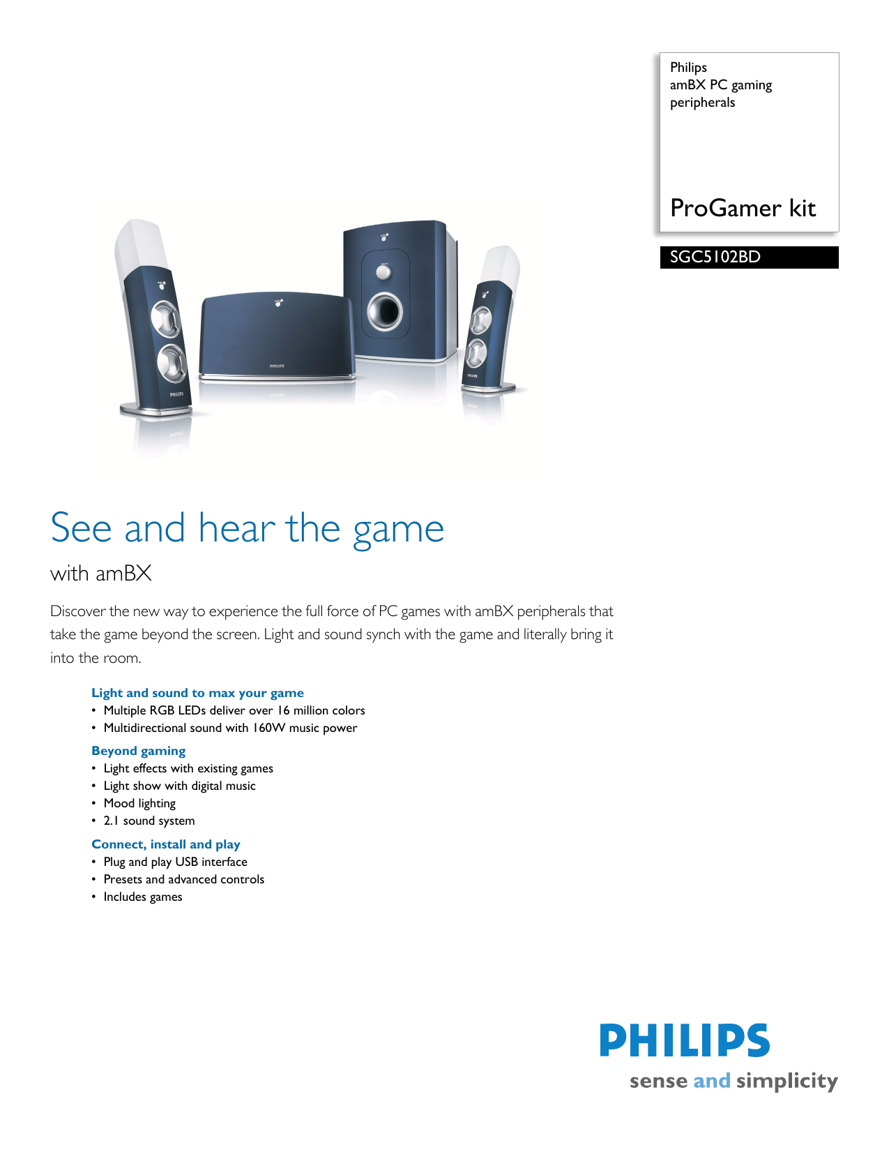 philips ambx speakers