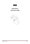 LED Scanner 90W User Manual
