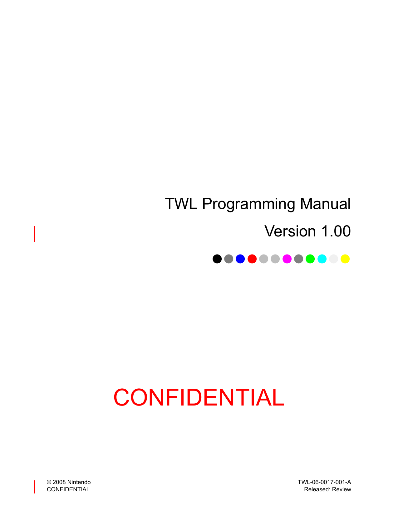 Twl Programming Manual Manualzz