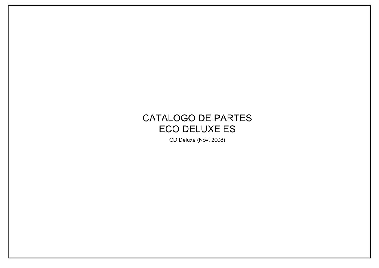 Catalogo De Partes Eco Deluxe Es Manualzz