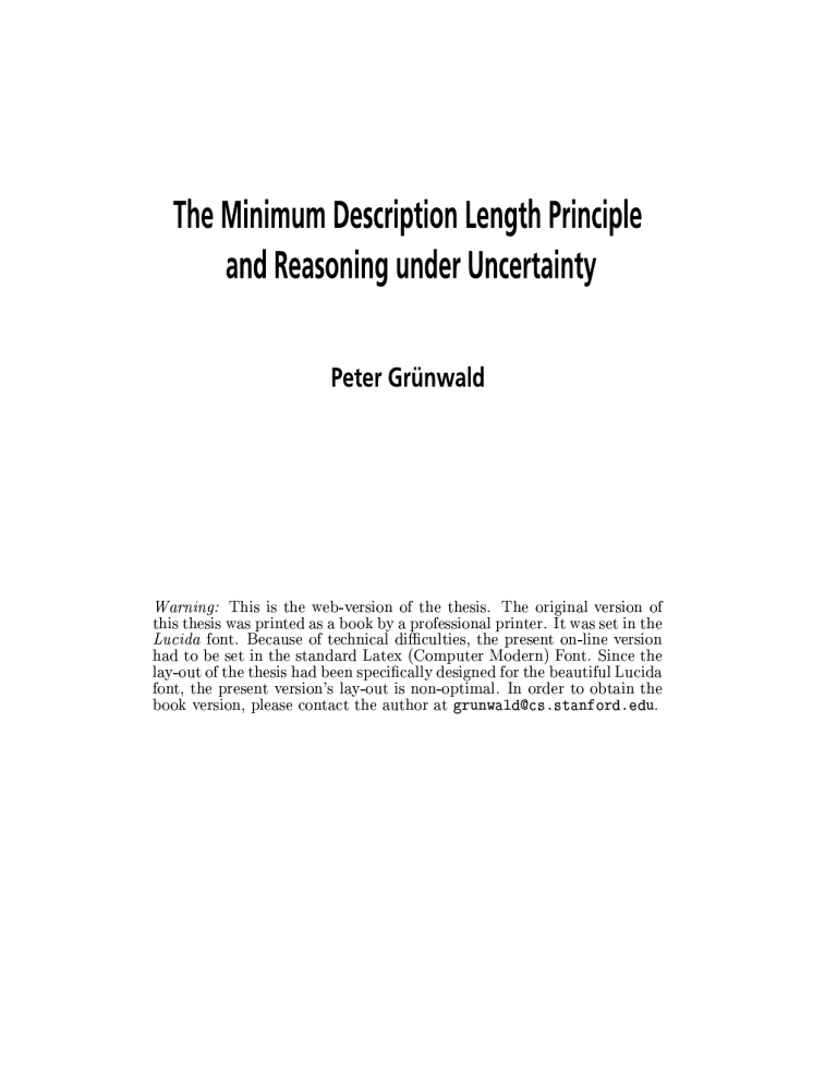 Warning This Is The Web Version Of The Thesis The Original Manualzz