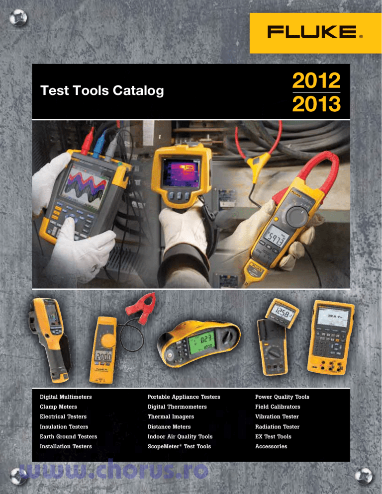 Catalog materiale electrice Fluke | Manualzz