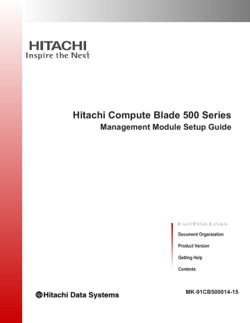 Hitachi Pute Blade 500 Series Management Manualzz