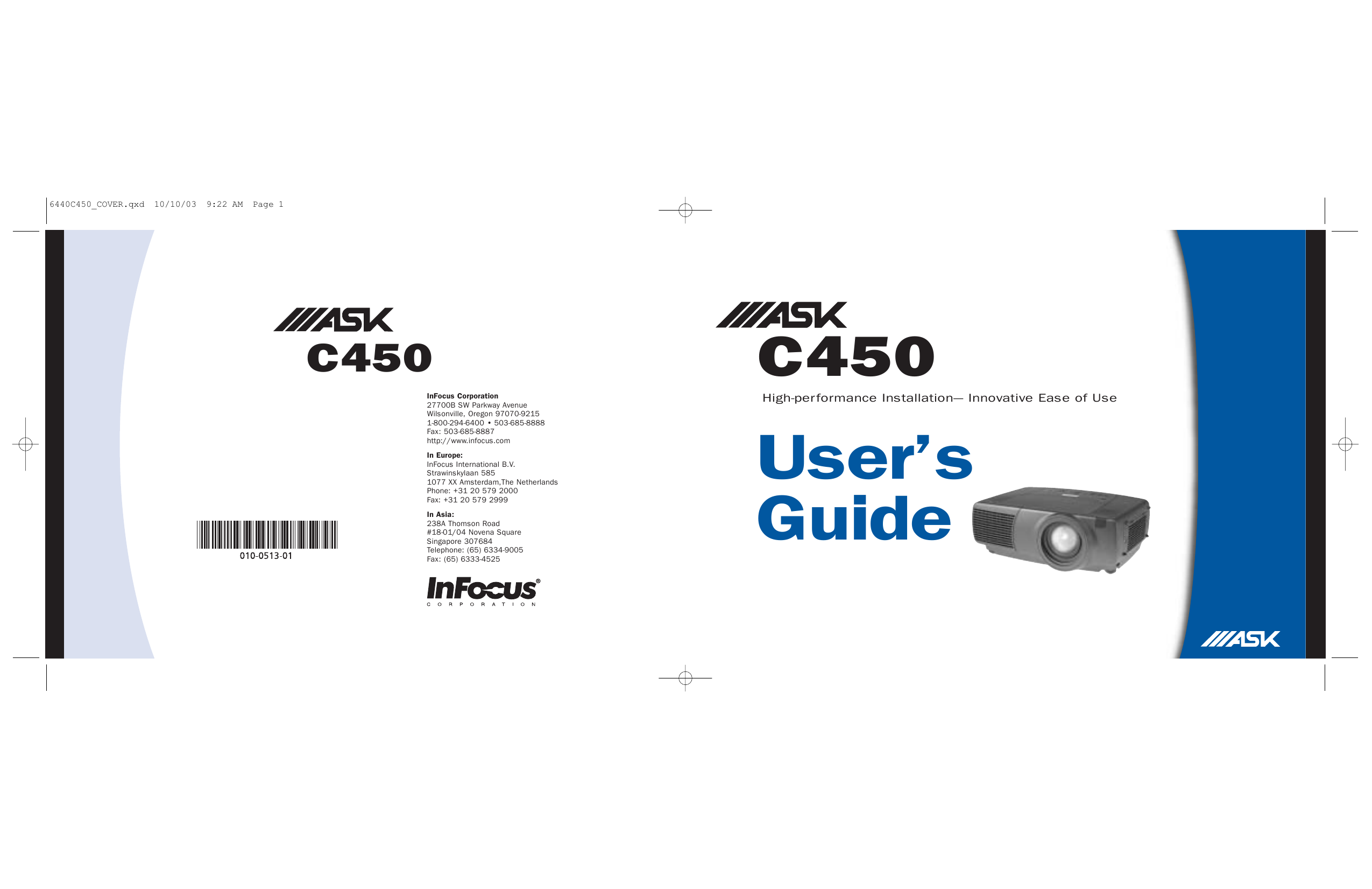 Ask Proxima C450 Projectors Projector User Manual Manualzz 2465