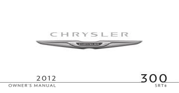 Chrysler 300 SRT8 2012 Owner’s Manual | Manualzz