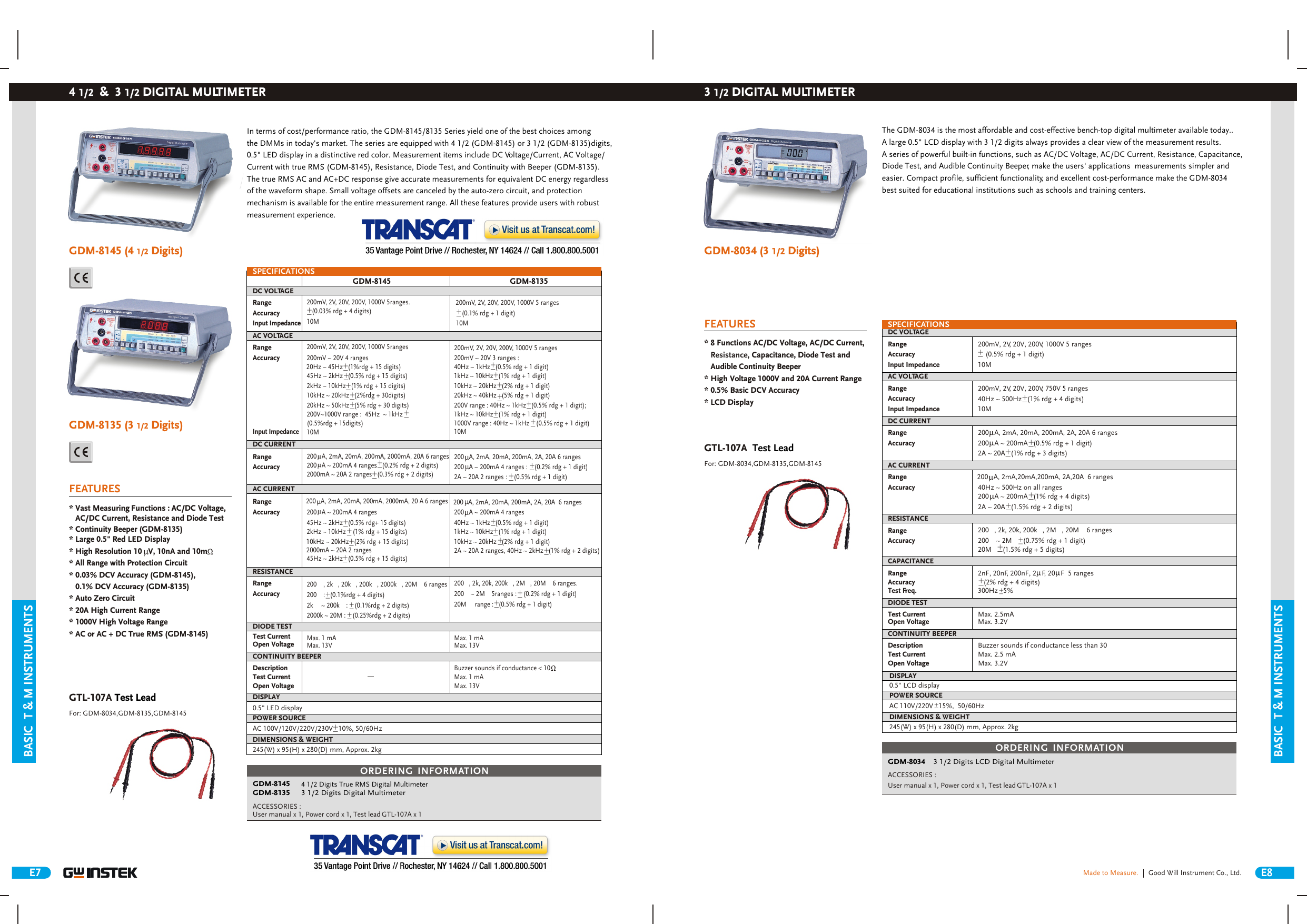 Instek GDM-8135 Bench Digital Multimeter | Manualzz