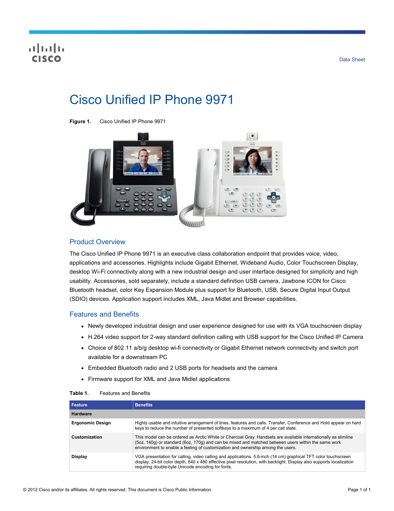 Cisco Unified Ip Phone 9971 Manualzz