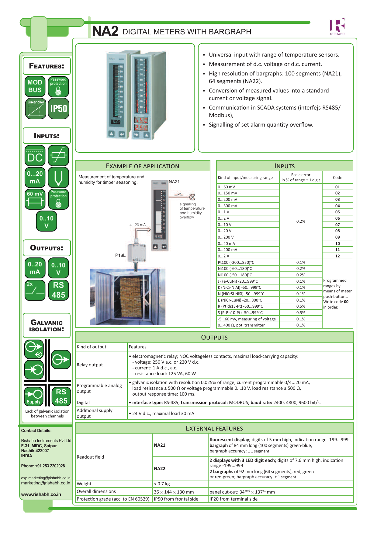 Na2 Digital Meters With Bargraph Ocaocay Eoƒao E Manualzz