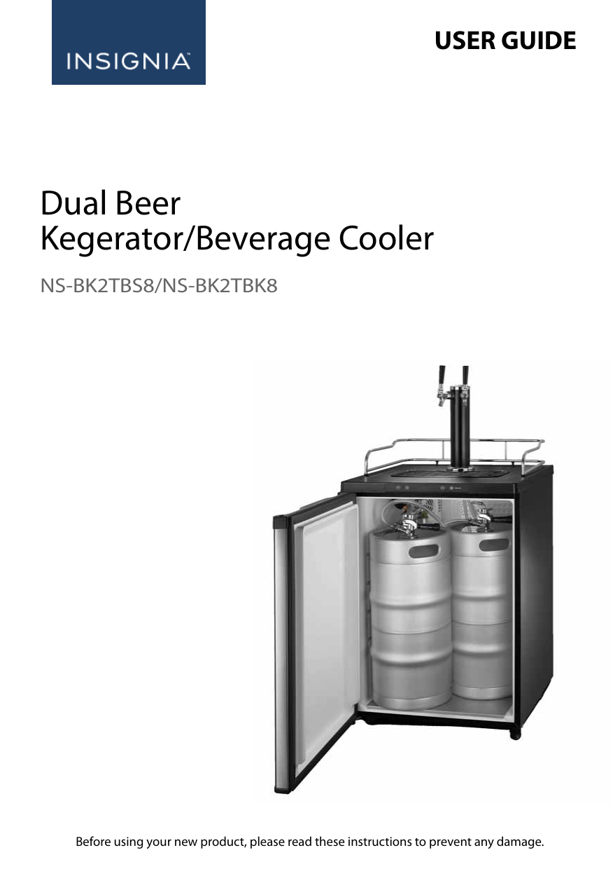 insignia kegerator