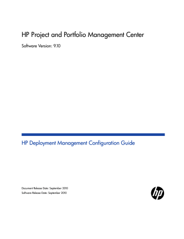 HP Deployment Management Configuration Guide | Manualzz