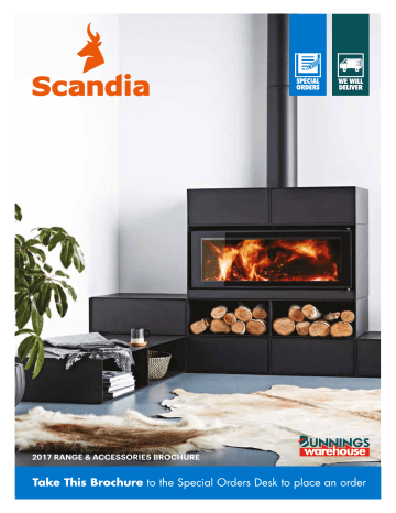 Scandia Supremacy 300 Indoor Wood Heater - Bunnings Australia