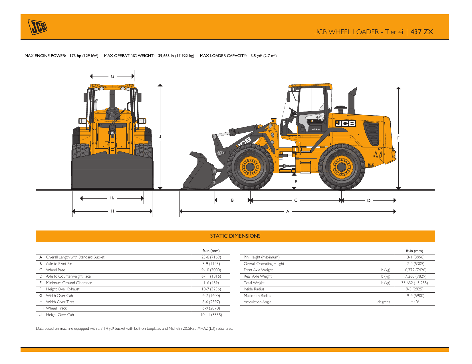 Jcb Wheel Loader Tier 4i 437 Zx Manualzz