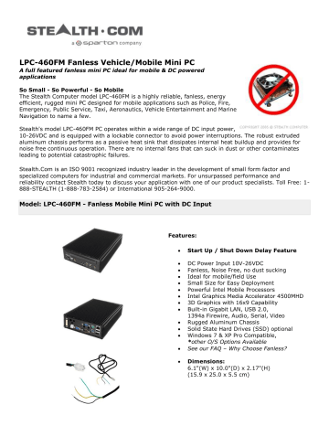 Lpc 460fm Sparton Rugged Electronics Manualzz