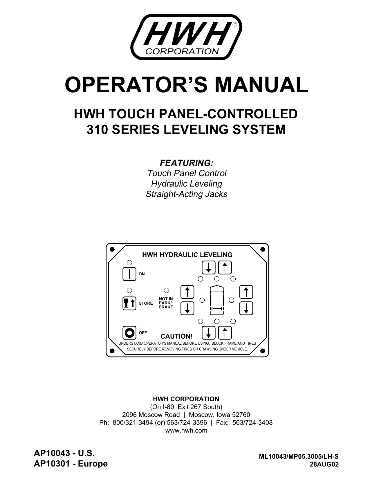 Ml10043 Hwh Corporation Manualzz